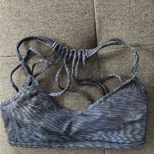 lululemon athletica Blue Strappy Sports Bra